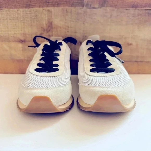 Rag & Bone Retro Runner Suede/Leather Trimmed Recycled Mesh Sneakers - Picture 3 of 10